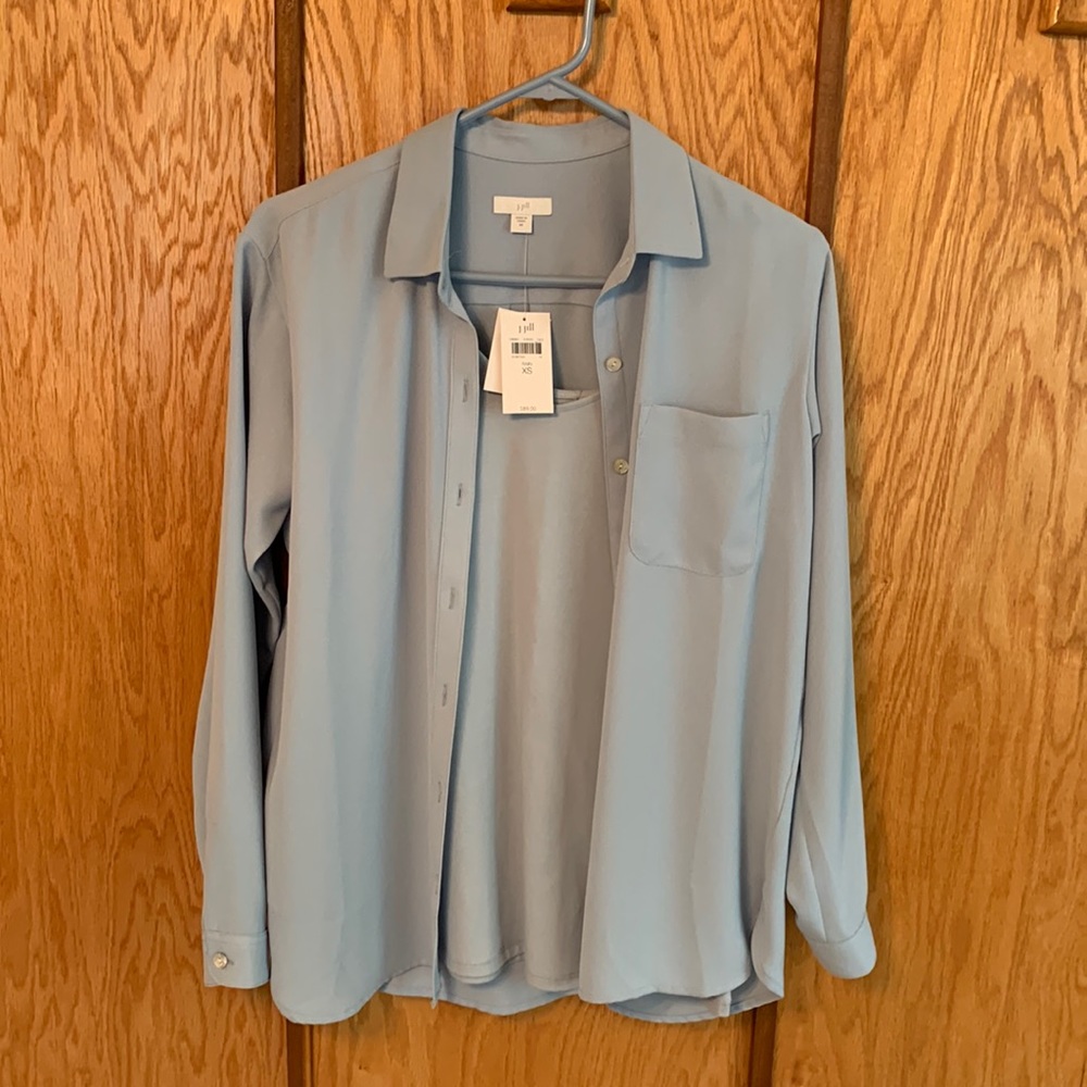 j.Jill blouse with matching reversible tank